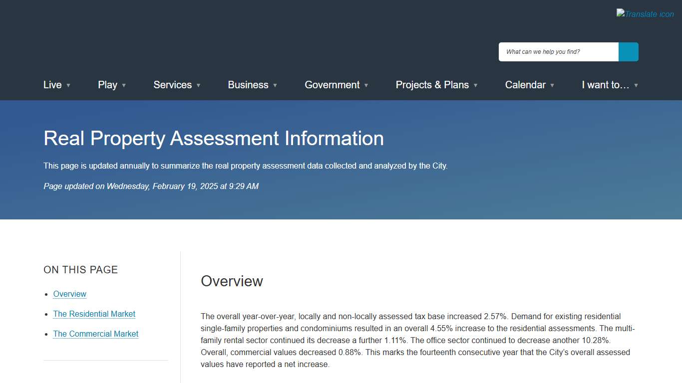 [Current] Real Property Assessment Information | City of Alexandria, VA